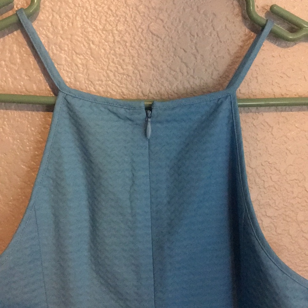 Lilly Pulitzer blue dress with gold - Picture 7 of 8